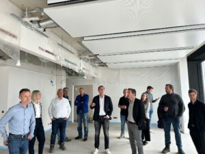 Besichtigung Neubau Bürogebäude Pier 56